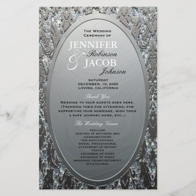 Program | Metallisk Etched Silver-look (Framsida)