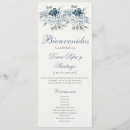 Programa de Blue Bröllop en español Program