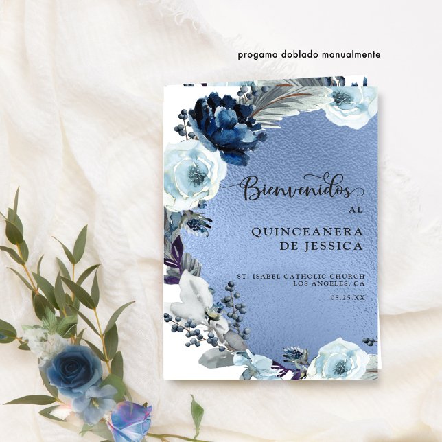 Programa de Quinceañera Azul, Aluminio Azul (Skapare uppladdad)