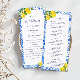 Programa Mediterranean Tiles Wedding with Lemon Program