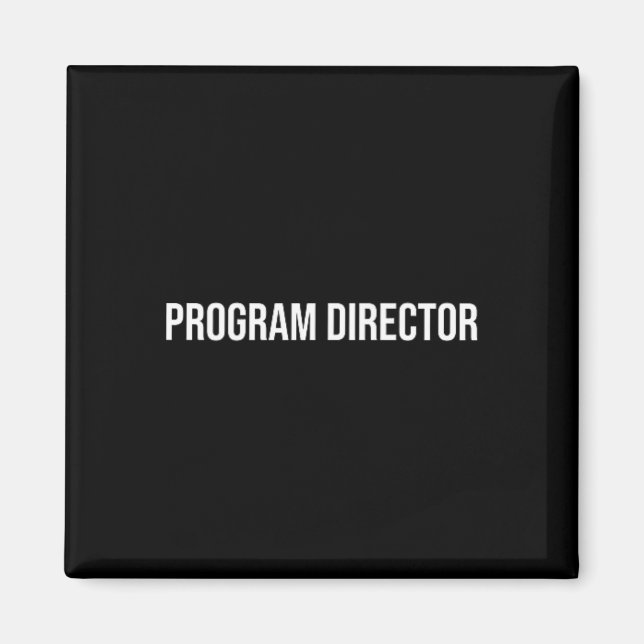 Programdirektör för psykisk hälsa  magnet (Framsidan)