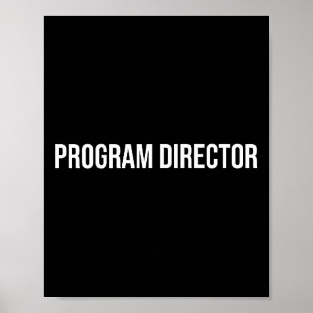 Programdirektör för psykisk hälsa  poster (Framsidan)
