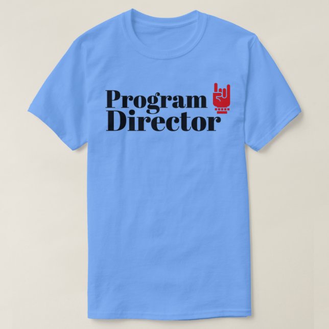 Programdirektören T Shirt (Design framsida)