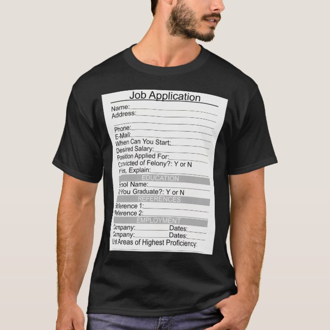 Programkostnad för Scary-jobb T Shirt (Framsida)