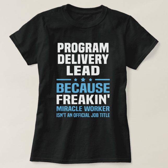 Programleveranslead T Shirt (Design framsida)