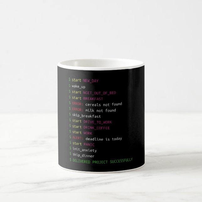 Programmens livslängd| Kodgiga gåvor Kaffemugg (Center)