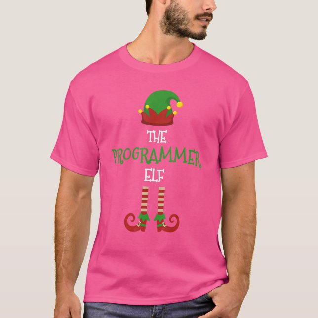 Programmer Älva Familj Matchande Grupp Pyjamas Xma T Shirt (Framsida)