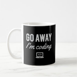 Programmer Coder Software Ingenjör Go Away I M Cod Kaffemugg