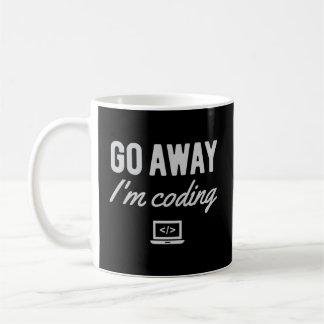 Programmer Coder Software Ingenjör Go Away I M Cod Kaffemugg