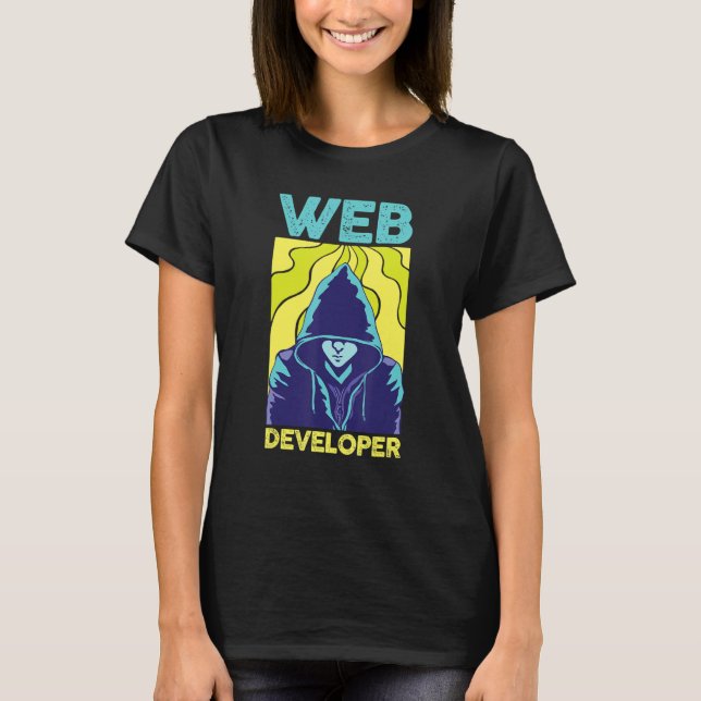 Programmer Coding  Programming Language  Web Devel T Shirt (Framsida)