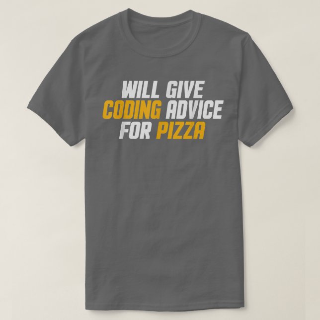 Programmer, Developer Funny Give Coding Advice For T Shirt (Design framsida)