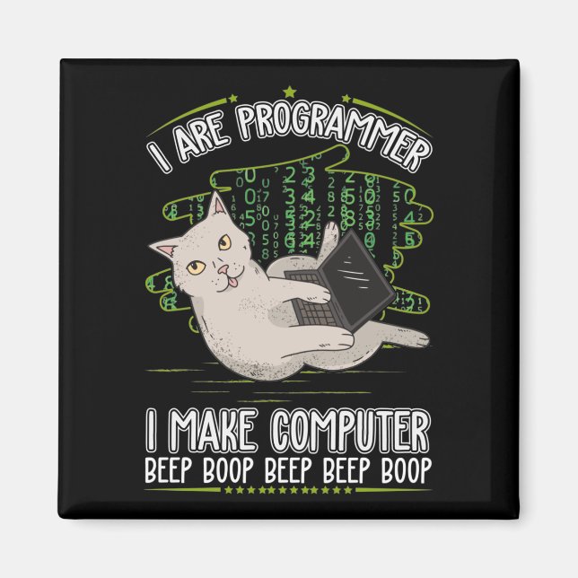 Programmer humor datavetenskap magnet (Framsidan)