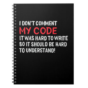Programmer I kommenterar inte min kod Anteckningsbok