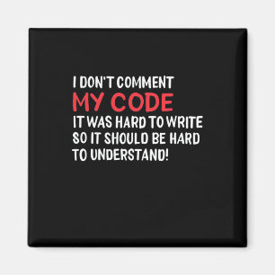 Programmer I kommenterar inte min kod Magnet