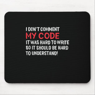 Programmer I kommenterar inte min kod Musmatta