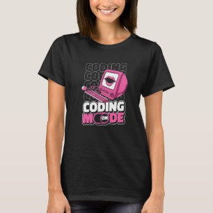 Programmer Mode on Programming Coding Developer Co T Shirt