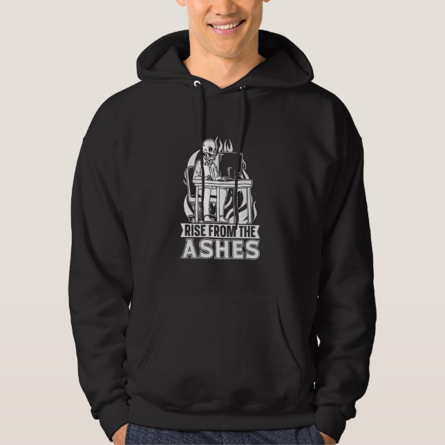 Programmer Skeleton Developer Software Ingenjör - Hoodie (Framsida)