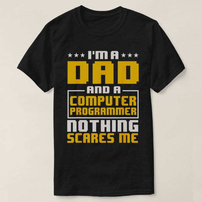 Programmer Software Developer Computer Ingenjör Fa T Shirt (Design framsida)