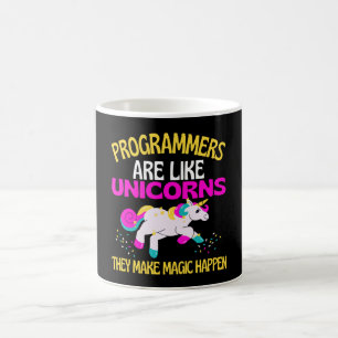 Programmer Unicorn , Magic Unicorn Programmers Kaffemugg