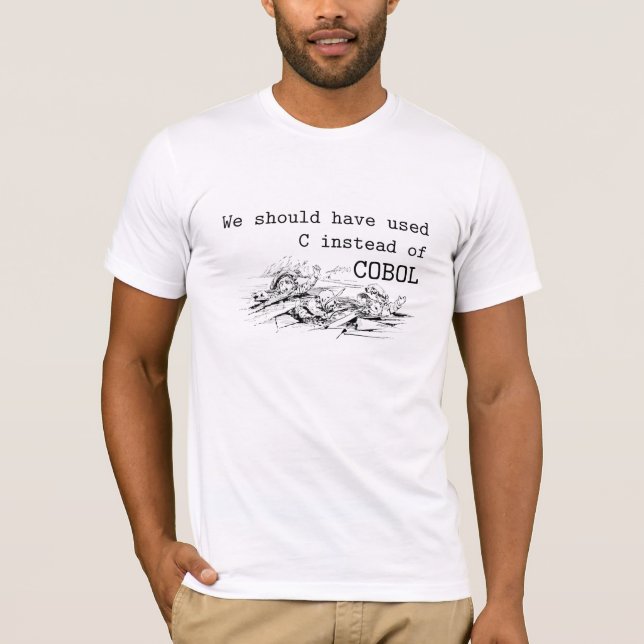 Programmera i COBOL T-shirt (Framsida)