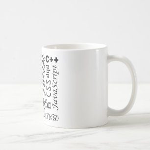 Programmera språkmuggen kaffemugg