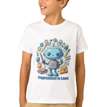Programmerad att lära - Robot T-Shirt
