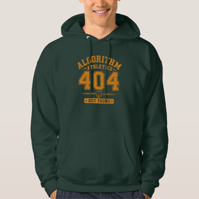 Programmerare 404, Retro Varsity Programmerare Hoodie (Framsida)