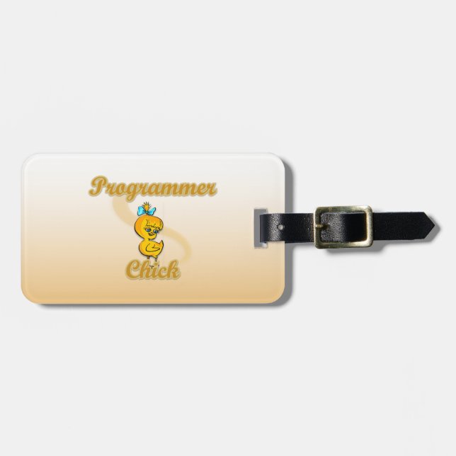 Programmerare-Chick Bagagebricka (Horisontell Framsida)