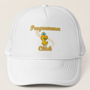 Programmerare-Chick Truckerkeps