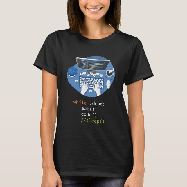 Programmerare Computer Programmer PC T Shirt (Framsida)