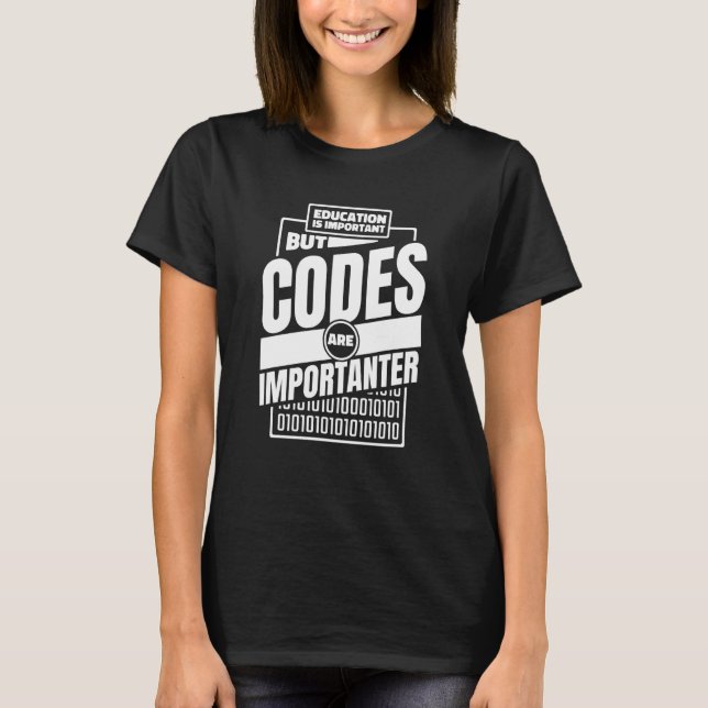 Programmerare Developer Coder Programming Coding C T Shirt (Framsida)