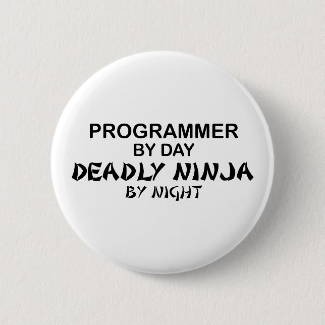 Programmerare dödliga Ninja vid natt Knapp (Framsida)