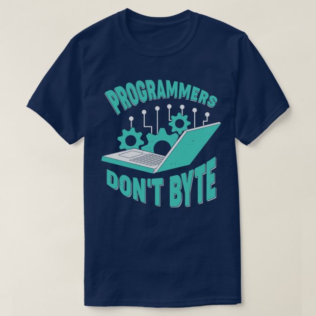 Programmerare Dont Byte Software Ingenjör Gift T Shirt (Design framsida)