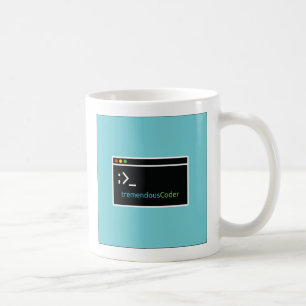 Programmerare- eller Coderkaffemugg släkt till Kaffemugg