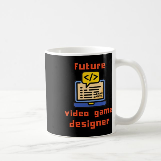 Programmerare för framtida videospelsdesigner kaffemugg (Höger)