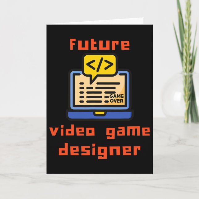 Programmerare för framtida videospelsdesigner kort (Framsida)