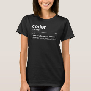 Programmerare för koddefinition - Nerd Developer T Shirt