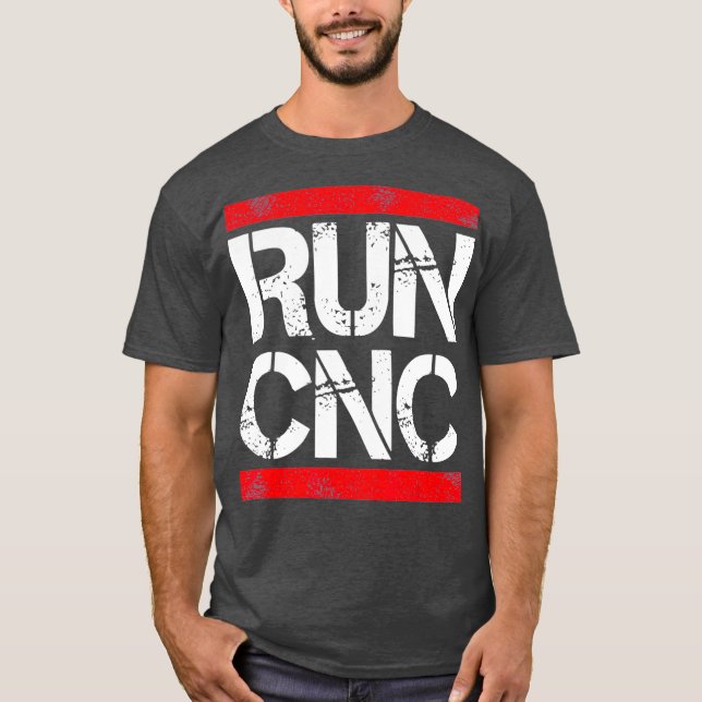 Programmerare för springa cnc-funktion t shirt (Framsida)