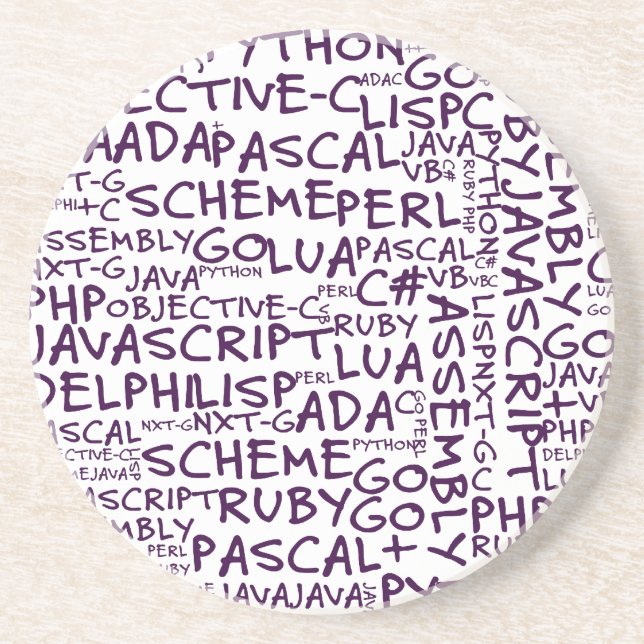 Programmerare har många att programmera expertis underlägg sandsten (Framsidan)