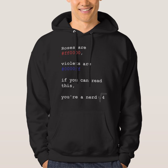 Programmerare Informatiker Programmeringsordspråk Hoodie (Framsida)