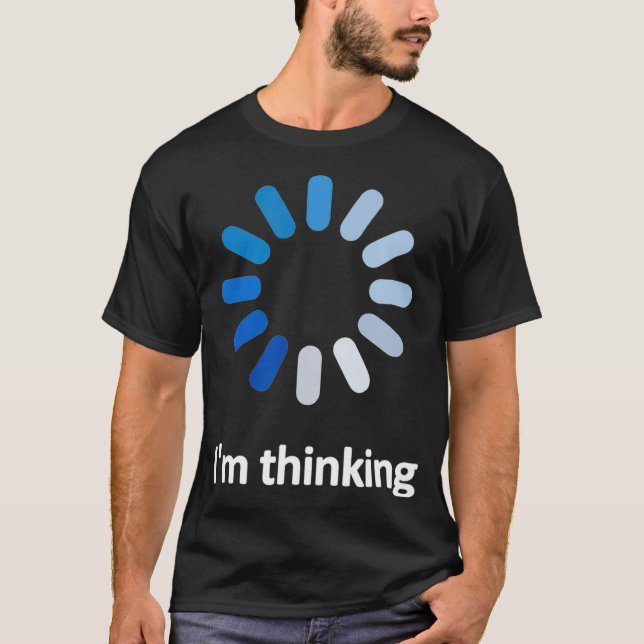 Programmerare - jag tänker t shirt (Framsida)
