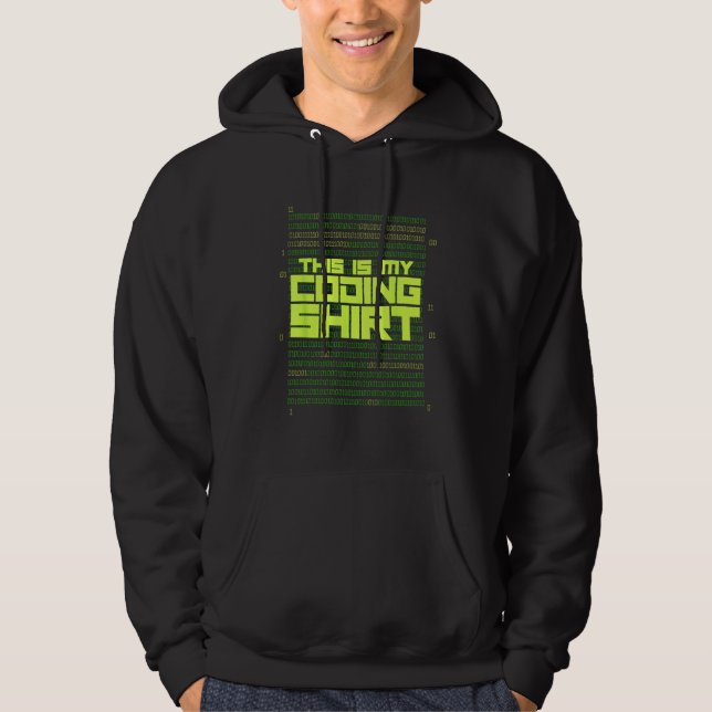 Programmerare Kodare Webb Utvecklare Detta Är Min  Hoodie (Framsida)