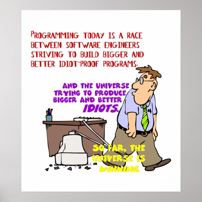 Programmerare mot Universe (1) Poster (Framsidan)