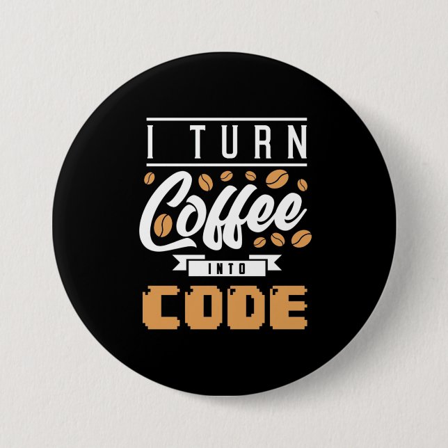 Programmerare - omvandla kaffe till kod knapp (Framsida)