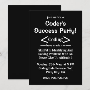 Programmerare Utvecklare Kodare Programmerare Inbjudningar