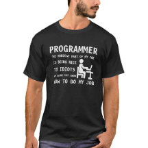 PROGRAMMERARE - vara trevligt till idioter som