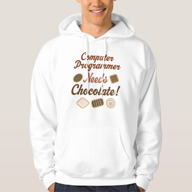 Programmerarechoklad Sweatshirt (Framsida)
