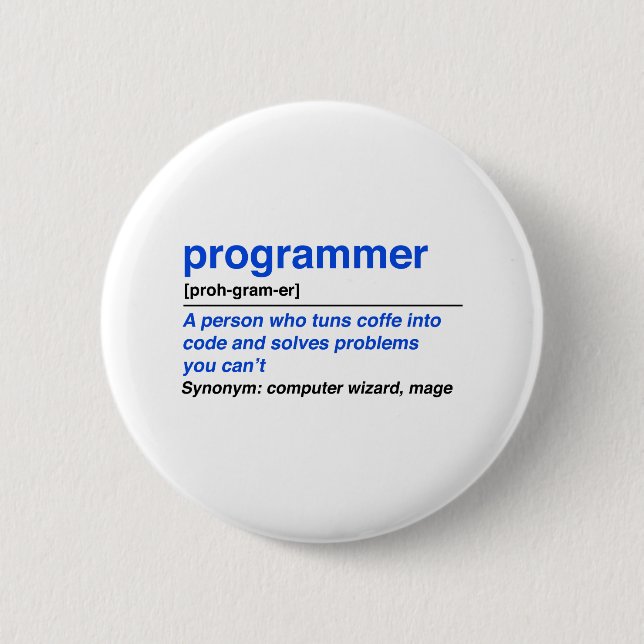 Programmeraredefinition Knapp (Framsida)