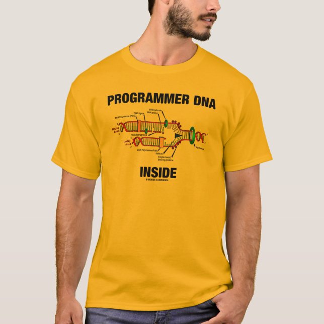 ProgrammerareDNA-insida (DNA-replicationen) T-shirt (Framsida)