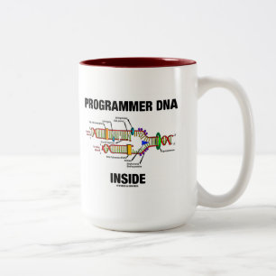 ProgrammerareDNA-insida (DNA-replicationen) Två-Tonad Mugg